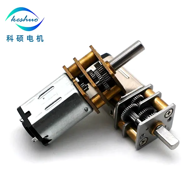 12mm直径N20直流减速电机 3-12V直流 22-23000RPM 10-330减速比 镀镍外壳 GM12-N20