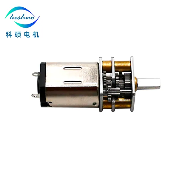 12mm直径N20直流减速电机 3-12V直流 22-23000RPM 10-330减速比 镀镍外壳 GM12-N20