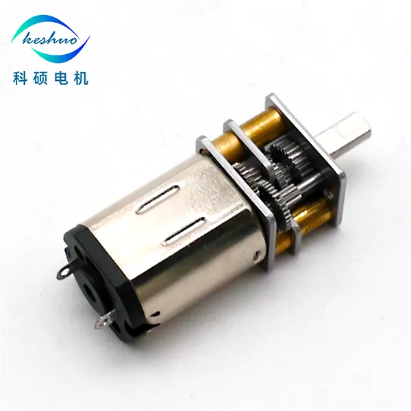 12mm直径N20直流减速电机 3-12V直流 22-23000RPM 10-330减速比 镀镍外壳 GM12-N20
