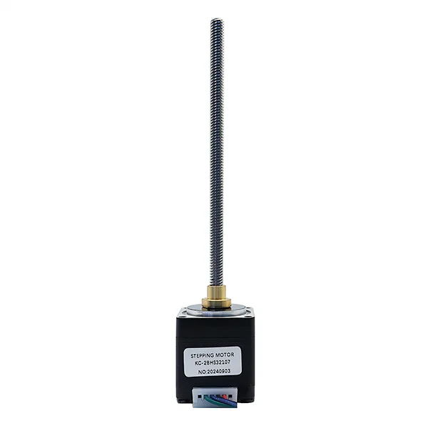 28mm 6V 9V 1.8°步距角 NEMA 11 步进电机 2相 21mm长轴丝杆 KS-28HYB