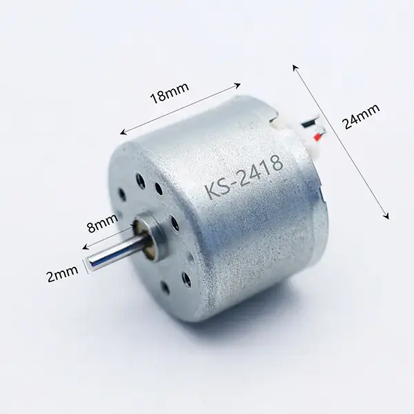24mm 直径 6V 12V 24V 7500RPM 高转速直流无刷 电机扭矩 171g.cm 型号 2418 适用于遥控车